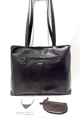 Hidesign Large Leather Bag Shoulder Bag Brown Leather Very Large Handbag - Image 1 of 4