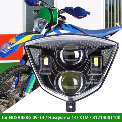 Farol de LED alto/baixo para GAS GAS EC250 300 EC250F 350F/Husaberg FE 250 350 450 - Imagem 1 de 4