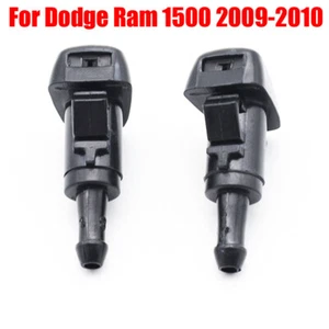 Boquilla pulverizadora de chorro para capó limpiaparabrisas delantero 2 piezas para Dodge Ram 1500 - Imagen 1 de 10