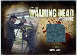 The Walking Dead TWD Season 2 Costume M33 Bus Walker blue uniform Album exclus. - Picture 1 of 1