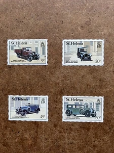 St Helena Stamps 1989, Early Vehicles Set, SG553-556. MNH - Picture 1 of 1