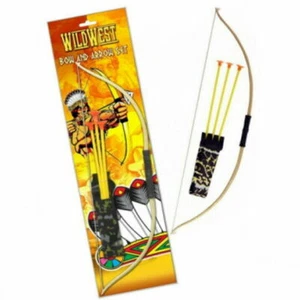 Bow & Arrow Play Set Toy Archery Game Cowboys Indians Outdoor Garden - Picture 1 of 1