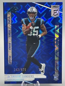 2024 Donruss Elite #142 Ja'Tavion Sanders Blu /875 Carolina Panthers - Foto 1 di 2