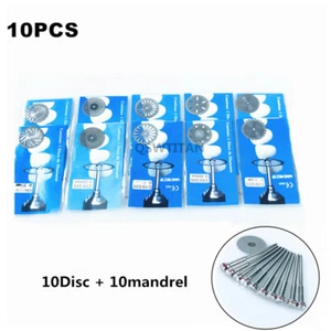Dental Lab Diamond Disc Dental Cutting Plaster Disc Wheel jewelry buffing 10pcs - Picture 1 of 9