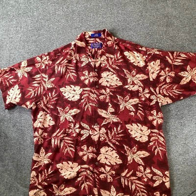 Pendleton Shirt Men’s Large 100% Silk Floral Camp Shirt  - Image 1 of 4