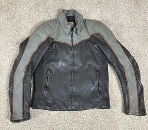 Chaqueta De Colección Rex Marsee Tour León Cuero Moto Scooter Talla 40 Desteñida Carretera Usada Años 80 - Imagen 1 de 20