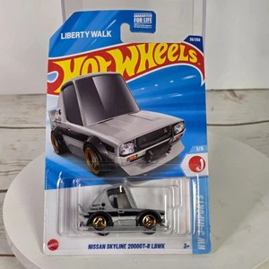 Hot Wheels Liberty Walk Nissan Skyline 2000GT-R LBWK auto da collezione pressofusa a - Foto 1 di 13