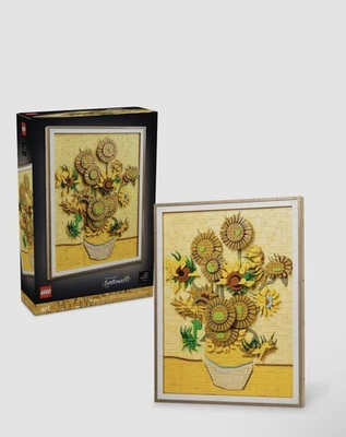 LEGO Arte Vincent Van Gogh - Juego de construcción de girasoles para adultos - Decoración de boda I Foto 1 de 3