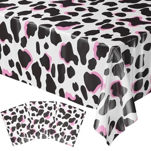 Cow Table Covers - Pack of 3, 54x108 XL - Farm Party Decorations - Picture 1 of 2