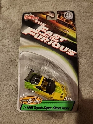 Гоночные чемпионы Fast & Furious 1995 Toyota Supra желтый/лайм зеленый пожалуйста прочитайте - Изображение 1 из 3