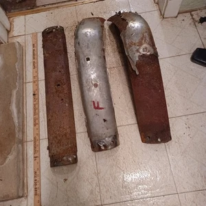 Núcleos delanteros parachoques Chevrolet pasajero piezas vintage OEM 1949 1950 1951 1952 - Imagen 1 de 5