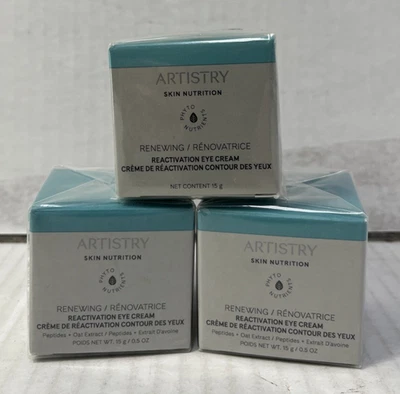 Crema de ojos reactivación renovadora Artistry Skin Nutrition 0,5 oz / 15 g x 3 Foto 1 de 4