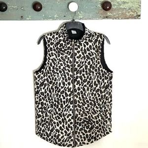 Sunshine & Rodeos Womens Black Leopard Western Vest Size S - Picture 1 of 7