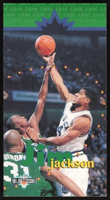 1995-96 Jam Session #21 Jim Jackson com carregador - Imagem 1 de 2
