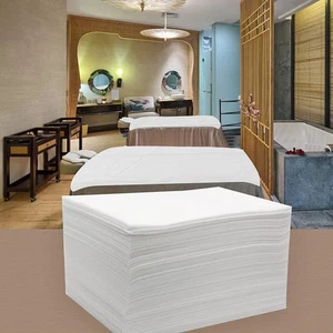 Sábanas blancas para salón masaje sábanas transpirables 100 un. - Imagen 1 de 15