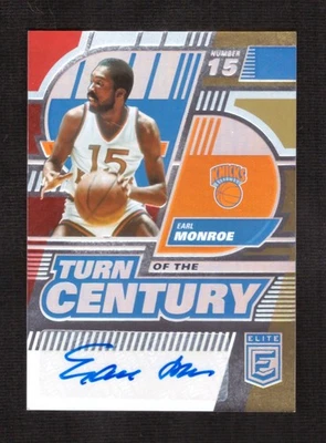 Panini Elite Earl Monroe Turn of the Century 2022-23 automático dorado 09/10 Foto 1 de 2