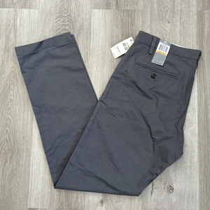 Dockers Slim Tapered Modern Khaki Pants Mens 33x32 Gray Pants Pacific Collection - Picture 1 of 12