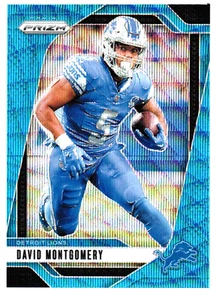 2024 Panini Prizm - David Montgomery #94 Blue Wave Prizm /230 - Picture 1 of 2