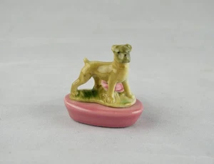 Wade Whimsies BOXER First Set Seven 1957-1961 Pedigree Dogs RARE Candle Holder - Picture 1 of 3