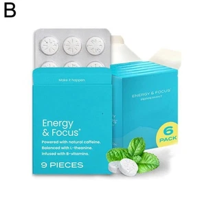 Focus Mints Vitamina B12 Natural NeuroMints Energía Sin Azúcar con L-teanina - Imagen 1 de 15