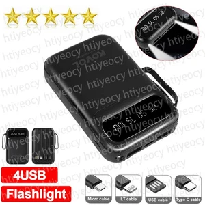 9000000mAh Portatile PowerBank USB per iPhone 6 7 8 X 11 12 13 14 15 16 17 Pro Max - Foto 1 di 16