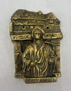 Vintage - Messing Türklopfer - Merry Andrew - Ye Olde Mint House - Bild 1 von 4