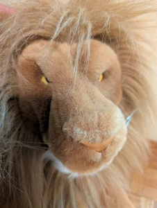 Vtg Folkmanis Folktails Lion Puppet Full Body Plush Stuffed Lion Mane Realistic - Picture 1 of 9