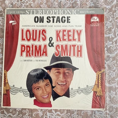 LOUIS PRIMA & KEELY SMITH: on stage DOT 12" LP 33 RPM VG - VG LP 33 - Image 1 of 2