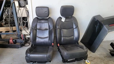 2016-2020 Cadillac Escalade ESV Black Leather Front Bucket Seats **SEE NOTES** Foto 1 de 4