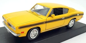 Road Signature 1/18 Scale Diecast 92178 - 1969 Plymouth Barracuda - Yellow - Picture 1 of 5