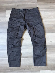 G Star Raw Cargo Pants Mens 30x32 Raven 3D Straight Tapered Utility New Twill - Picture 1 of 5