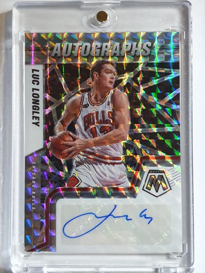 2021 Panini Mosaic Luc Longley AUTO Autographs Mosaic - Ready to Grade - image 1 of 3
