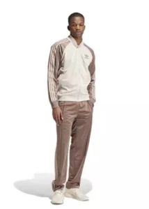 New Adidas Originals SST Classic Retro Tracksuit set Earth Strata Brown Men's S - Picture 1 of 11
