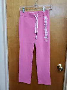 Abercrombie Girls Pink Sweatpants M Youth - Picture 1 of 2