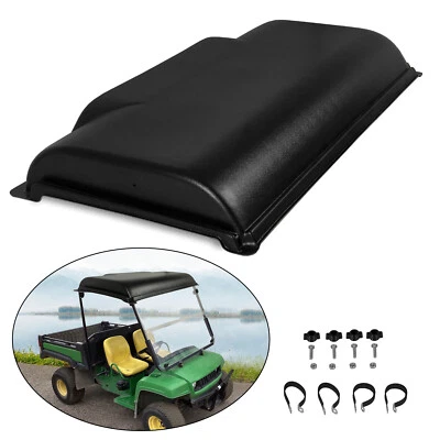 Black Top Roof For John Deere Gator TE TS TX 2005-2020 - Image 1 of 4