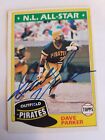 Dave Parker Signed 1981 Topps #640 Autograph Pittsburgh Pirates Baseball Auto