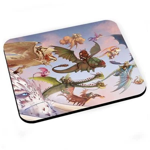 Tapis de Souris Dragon Illustration Dessin Anime pour Enfant Style Manga - Photo 1/2