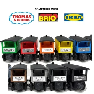 Ferrocarril de madera Breakvan, tren de caboose hecho a medida Thomas Friends Brio - Elige - Imagen 1 de 61