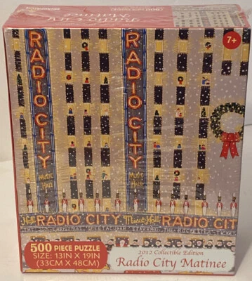 Radio City Matinee Music Hall 2012 коллекционное издание 500 головоломка совершенно новый - Изображение 1 из 4