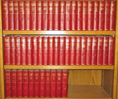 HARVARD CLASSICS! Complete 51! Fake Leather FIRST EDITION Set -Extremity Damage - Image 1 of 4