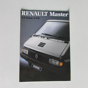Renault Master 3.5 Tonne G.V.W. Brochure (1989) plus Product Profile Brochure - Picture 1 of 15