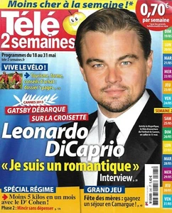 TELE 2 SEMAINES n°245 18/05/2013 Leonardo Dicaprio/ Spécial régime/ Vive le vélo - Imagen 1 de 1