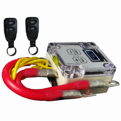 Car Battery Disconnect Switch Cut Off Isolator Master Power Wireless Dual Remote - Image 1 of 4