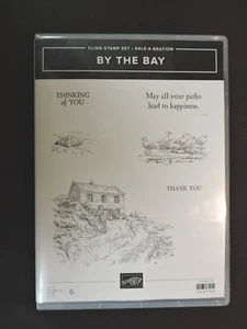 Stampin' Up! By The Bay 6 Rubber Cling Stamp Set 149739 Retired EUC - Picture 1 of 3