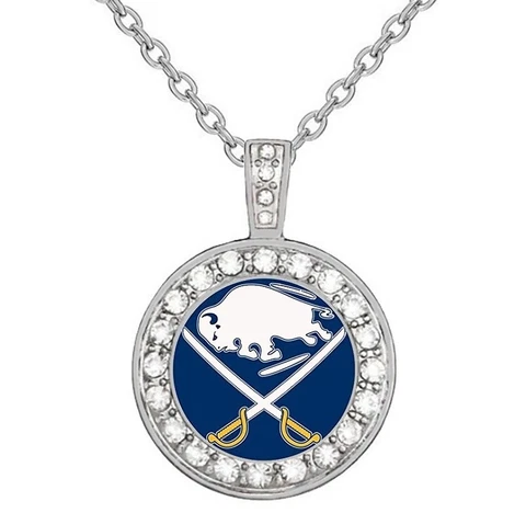 Buffalo Sabres Womens 925 Sterling Silver Necklace With Pendant Gift D18 Cover