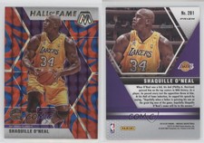2019-20 Panini Mosaic Hall of Fame Reactive Blue Prizm Shaquille O'Neal #281 HOF