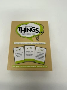 El juego de las cosas humor en una caja divertido juego de cartas nuevas cartas selladas - Imagen 1 de 8
