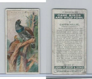 P72-103 Player, Game Birds & Wild Fowl, 1927, #2 Capercaillie - Picture 1 of 1
