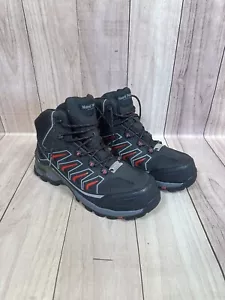 Hard Yakka Black Red Hi Blizzard Boots Size 14 US Composite Safety Toe **READ** - Picture 1 of 13