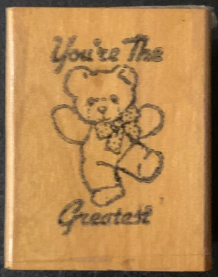 Sello de goma You’re The Greatest Teddy Bear Foto 1 de 2